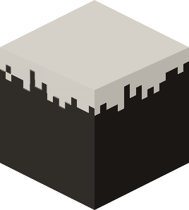 Ein Minecraft-Grasblock in den Farben des Blattes